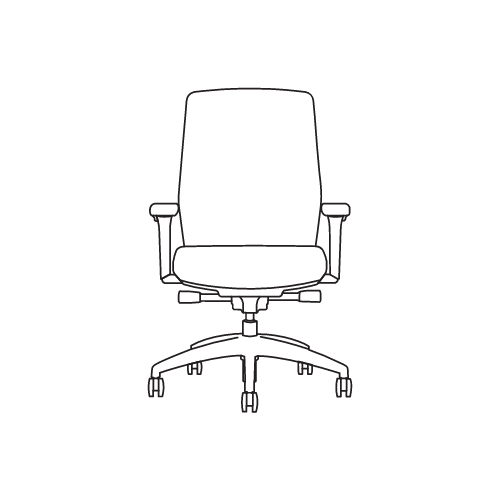 Allsteel lyric task chair top
